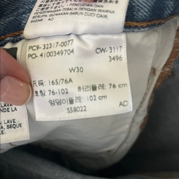 Levi's Blue Jean Shorts for Women - Picture 6 of 6